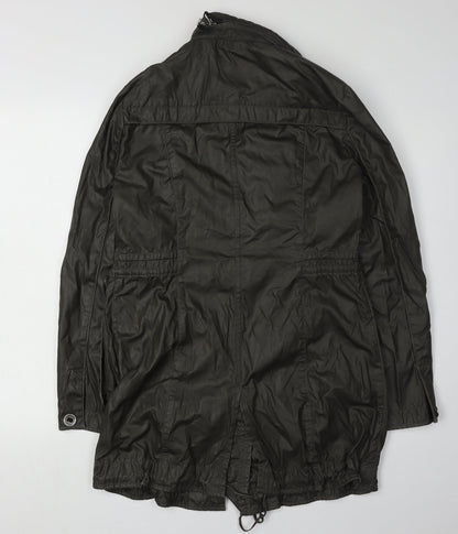 Womens UK Size 10 Antoni & Alison Black Parka Coat