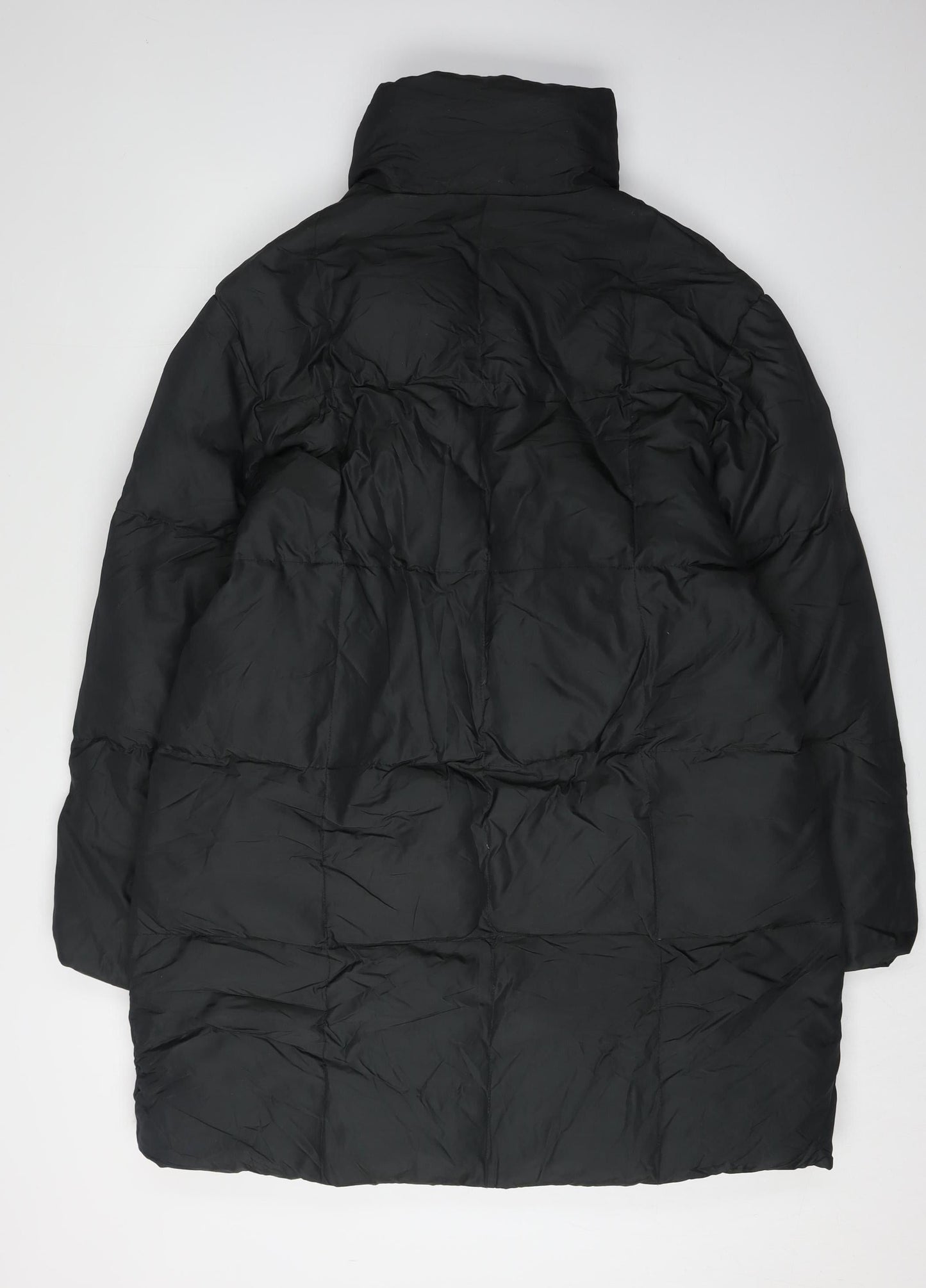 Part Two Women's Black Puffer Jacket Coat L Winter