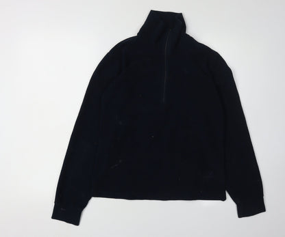 SnowRock Women's Black 2XS Fleece Zip Sweatshirt
