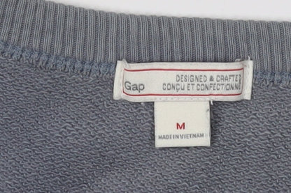 Gap Women's Grey Pullover Sweatshirt M