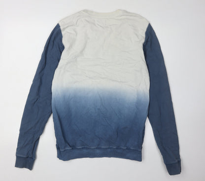 Mens UK Size S PUMA Blue Crew Neck Sweatshirt