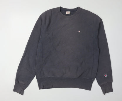Mens UK Size S Champion Grey Pullover Sweatshirt