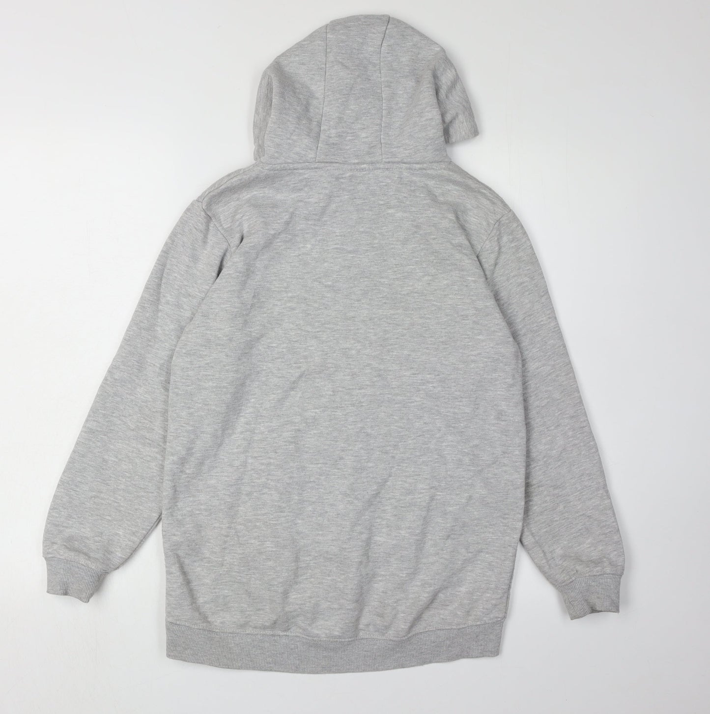 Pineapple Girls Grey Hoodie Pullover 9-10 Years Embroidered