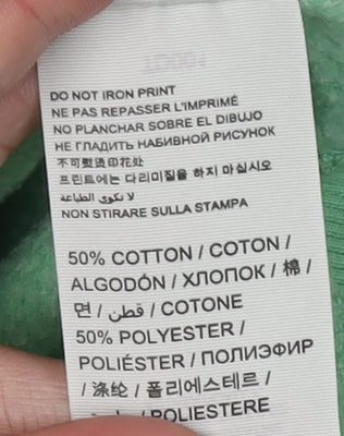 Superdry Green Full Zip Hoodie - Unisex Medium