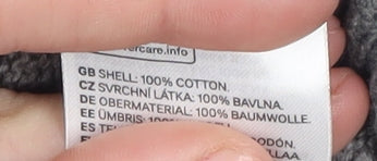 H&M Men's Grey Pullover Jumper, M, Cotton Knit