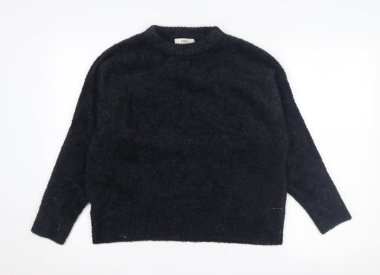 Womens UK Size M Marks and Spencer Black Pullover Jumper