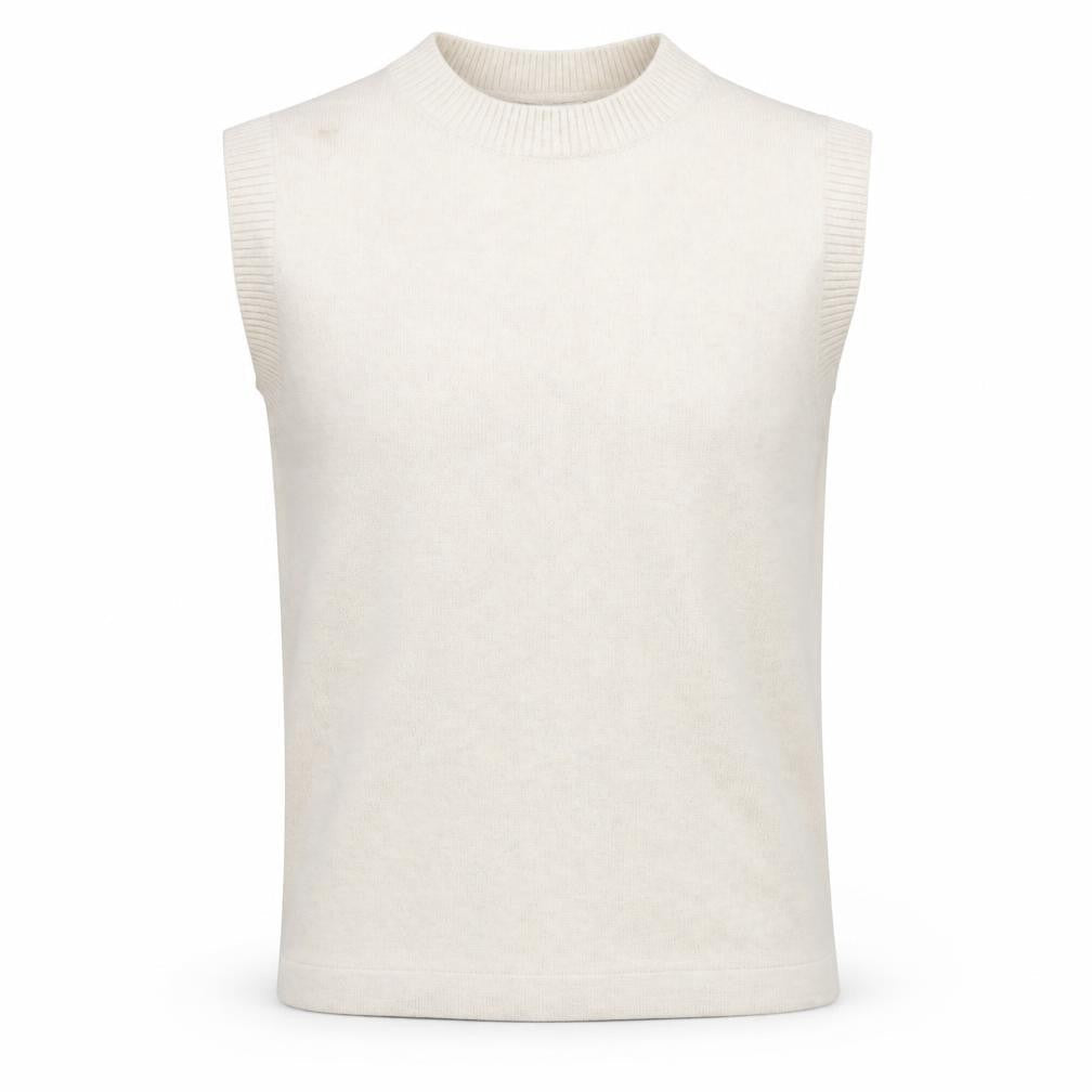 Mens UK Size S Marks and Spencer Beige Vest Jumper
