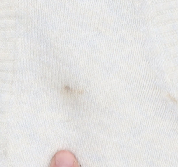 Marks and Spencer Men's Beige Vest S Sleeveless Jumper