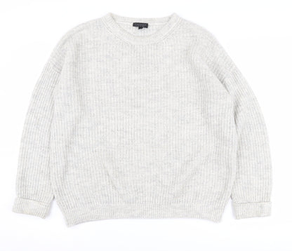 Womens UK Size UK 10 Topshop Grey Pullover Jumper
