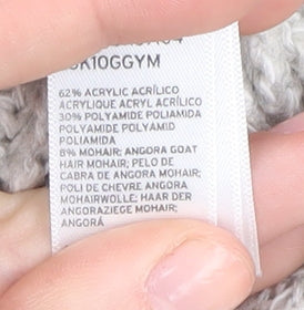 Womens UK Size UK 10 Topshop Grey Pullover Jumper