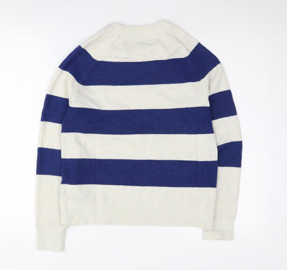 Womens UK Size XS Marks and Spencer Blue Pullover Jumper