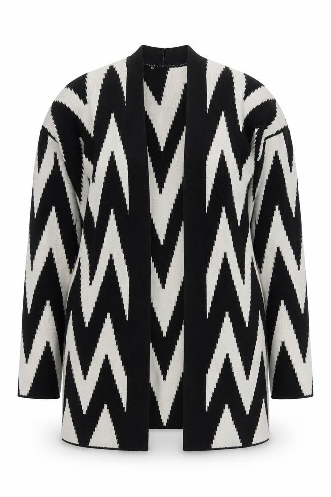 Womens UK Size 10 Paraphrase Multicoloured Cardigan Jumper