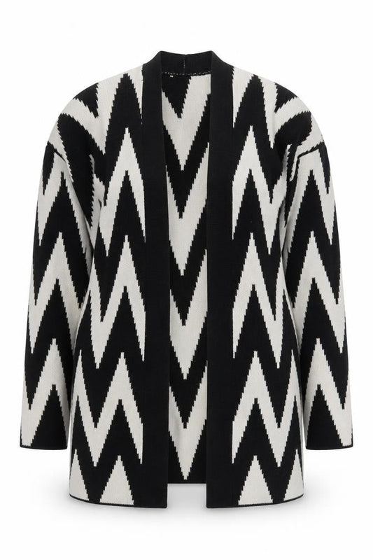 Womens UK Size 10 Paraphrase Multicoloured Cardigan Jumper