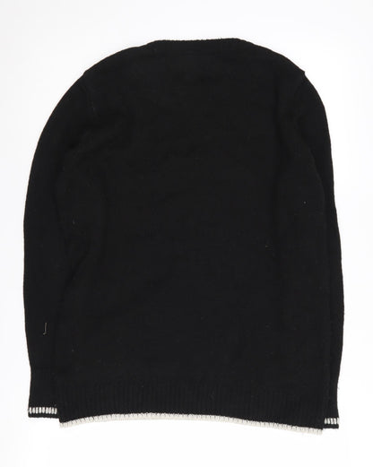 Womens UK Size 12 NEXT Black Pullover Jumper