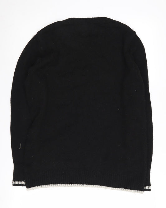 Womens UK Size 12 NEXT Black Pullover Jumper
