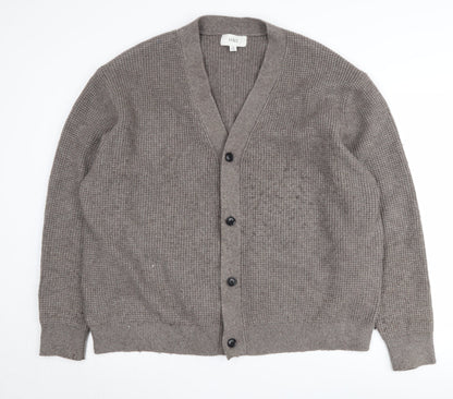 Womens UK Size XL Marks and Spencer Brown Cardigan Jumper