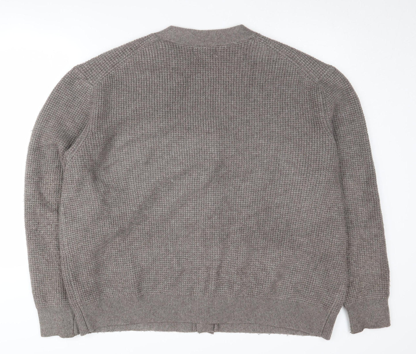 Womens UK Size XL Marks and Spencer Brown Cardigan Jumper