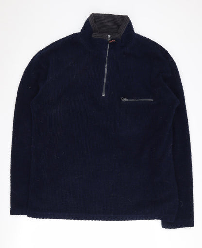 Hardwear Apparel Blue Henley Men's Large
