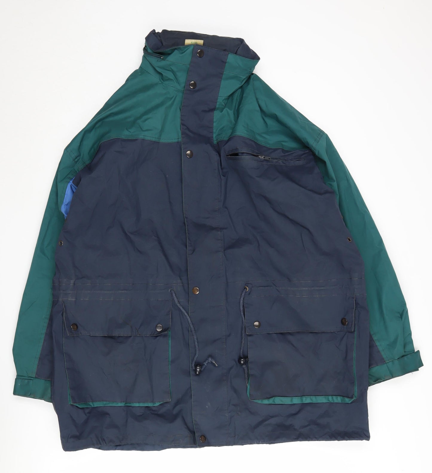 Mens UK Size L Premier Man Green Anorak Coat