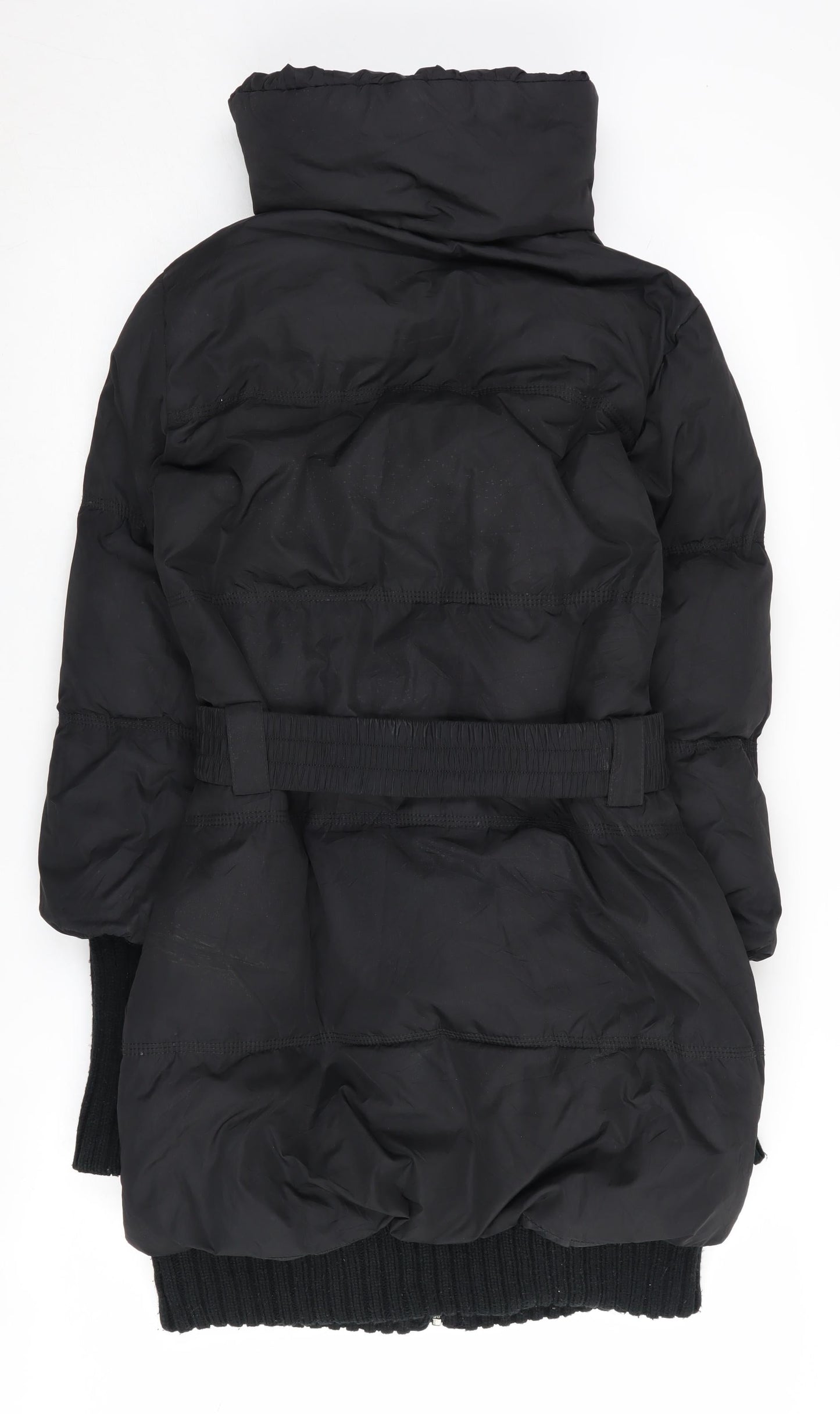 Womens UK Size 6 Amisu Black Puffer Jacket