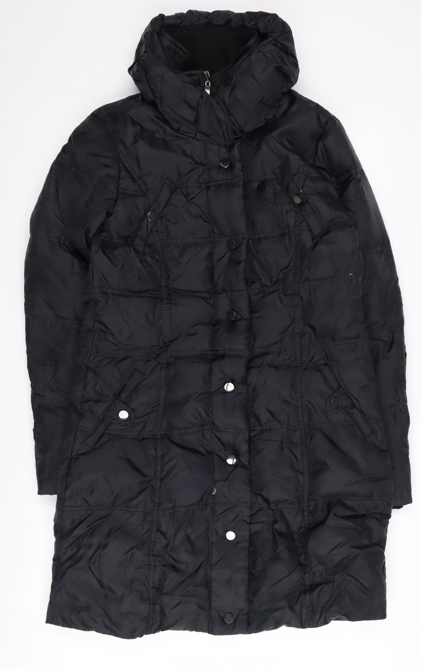 Womens UK Size 8 Yessica Black Puffer Jacket