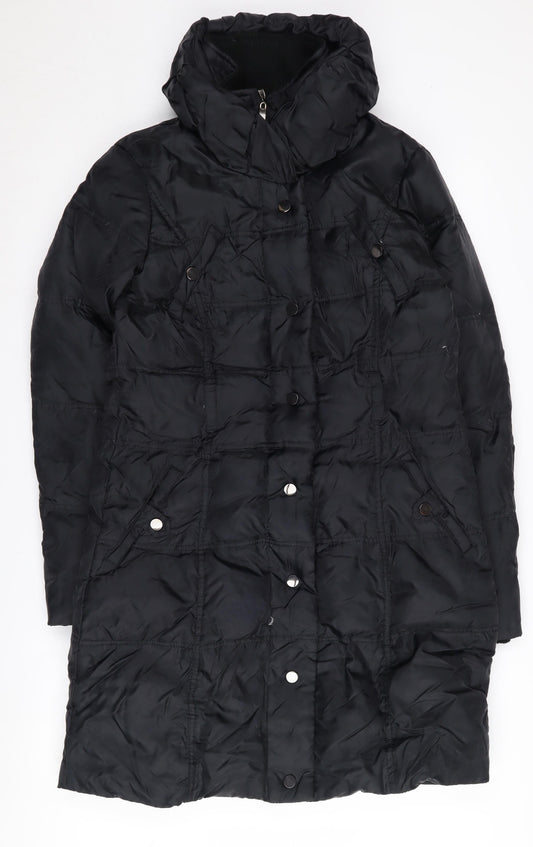 Womens UK Size 8 Yessica Black Puffer Jacket