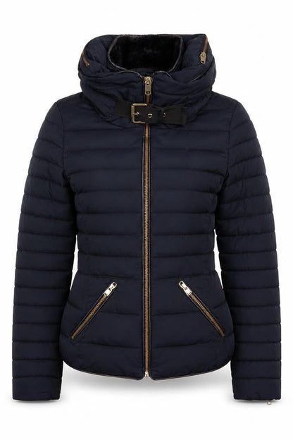 Womens UK Size 6 Zara Black Puffer Jacket