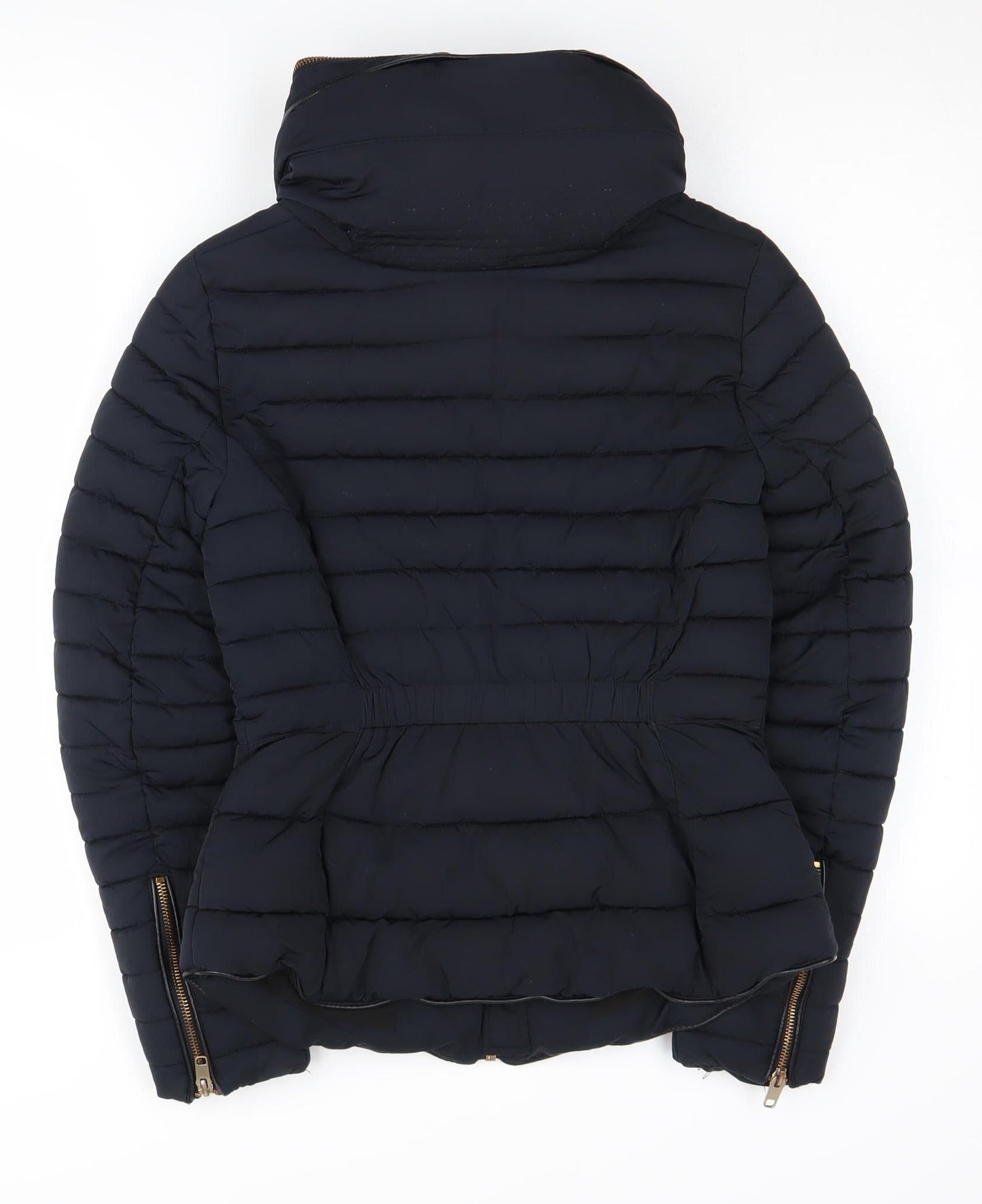 Womens UK Size 6 Zara Black Puffer Jacket