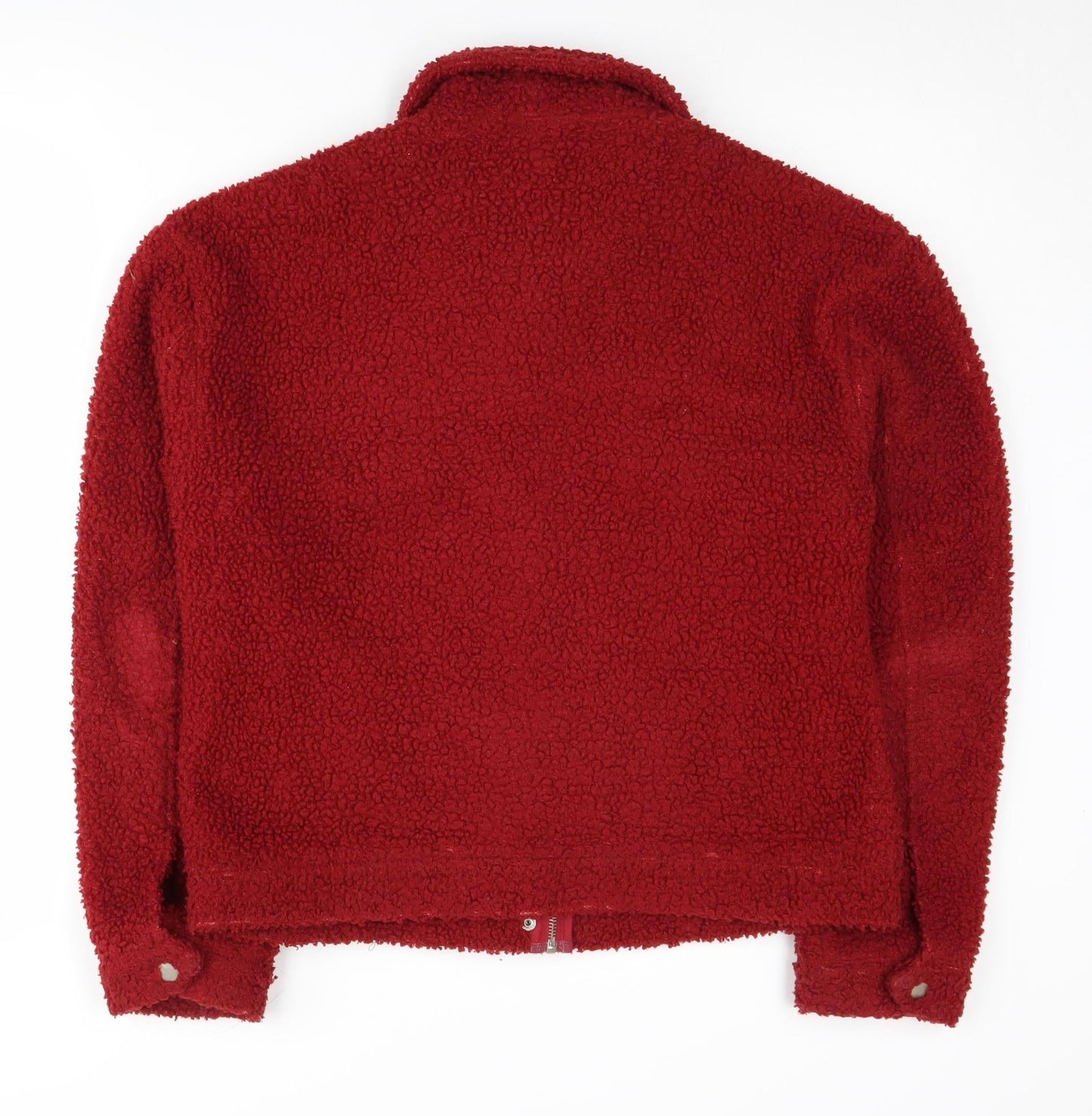 Lola May Women's Red Size 8 Fleece Basic Jacket