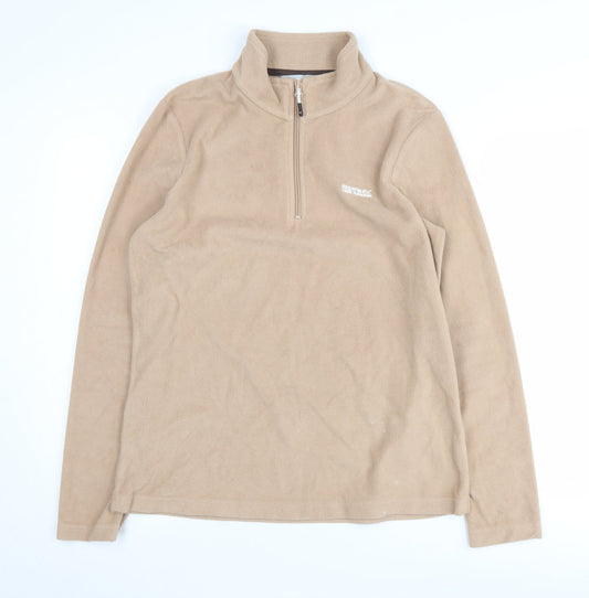 Regatta Women's Beige Fleece Pullover Sweatshirt, Size 12