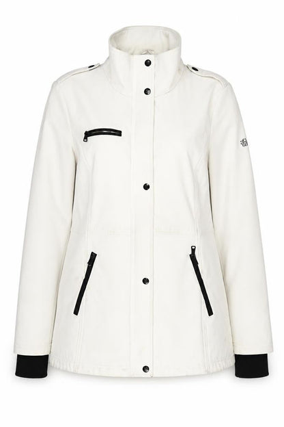 Jessica Simpson Women's White Zip Jacket, L, Casual Wear