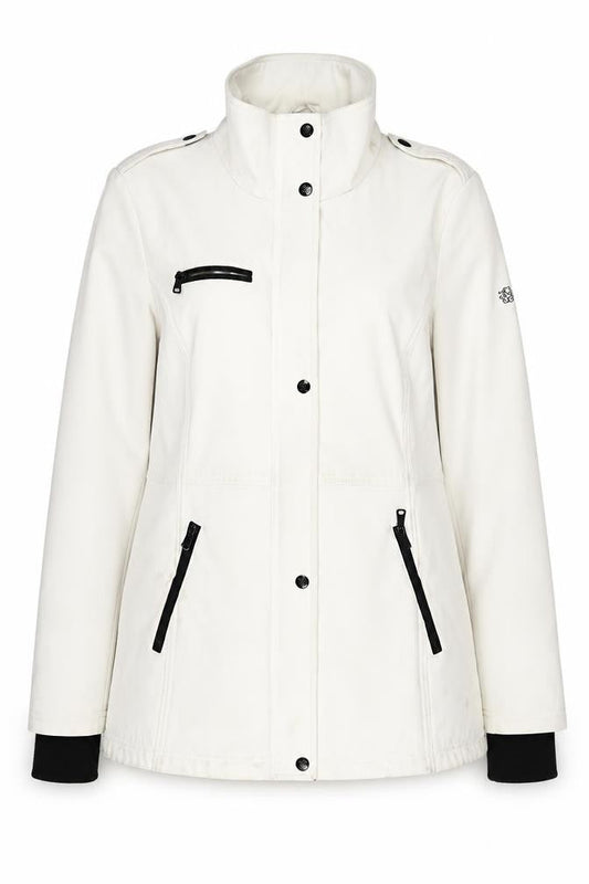 Jessica Simpson Women's White Zip Jacket, L, Casual Wear