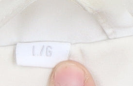 Jessica Simpson Women's White Zip Jacket, L, Casual Wear