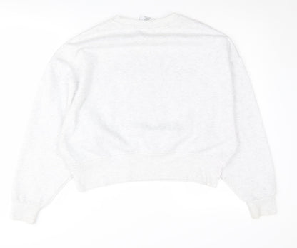 Harvard Unisex White Small Logo Sweatshirt