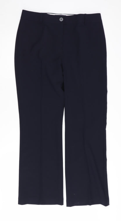Womens UK Size 14 Marks and Spencer Regular Fit  Black Trousers