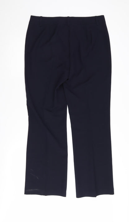 Womens UK Size 14 Marks and Spencer Regular Fit  Black Trousers