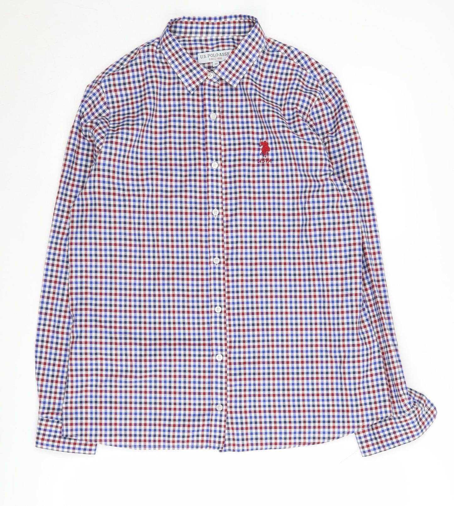 U.S. Polo Assn. Men's Multicoloured Check Shirt