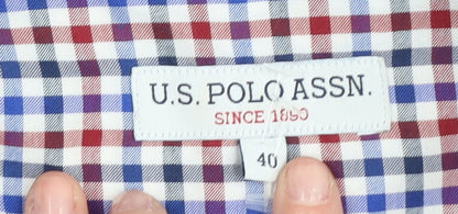 U.S. Polo Assn. Men's Multicoloured Check Shirt