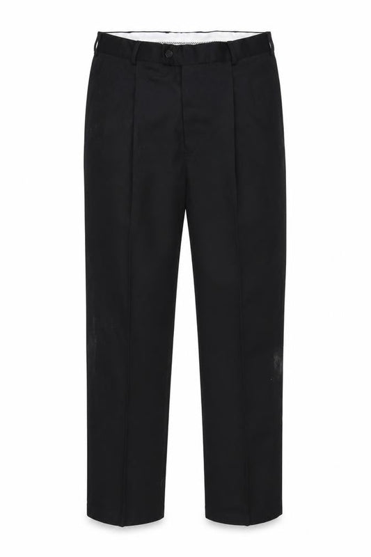 Mens UK Size 36 Churchill Workwear  Dress Pants Black Trousers