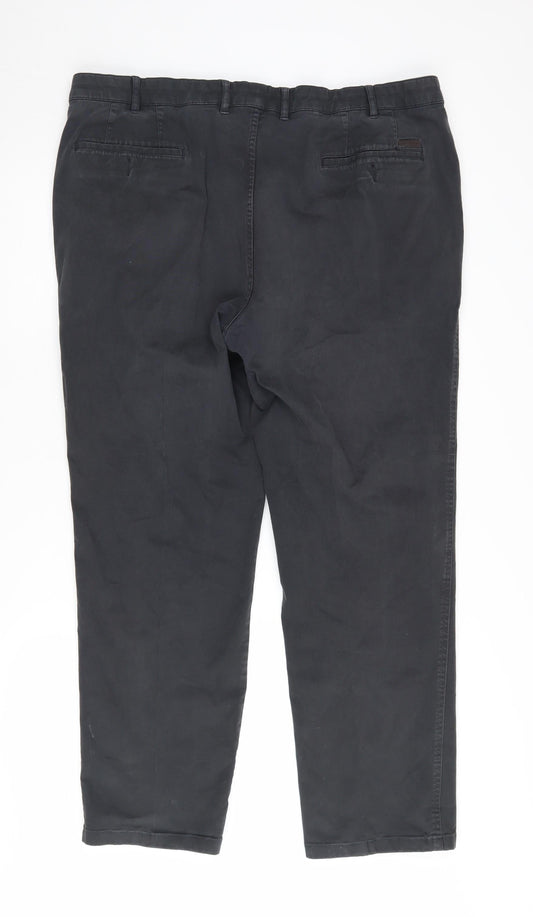Brook Taverner Men's Black Trousers 42