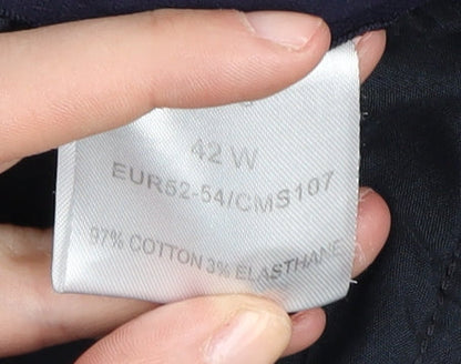 Brook Taverner Men's Black Trousers 42