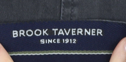 Brook Taverner Men's Black Trousers 42