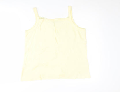 Womens UK Size 18 Berketex Yellow Camisole Tank
