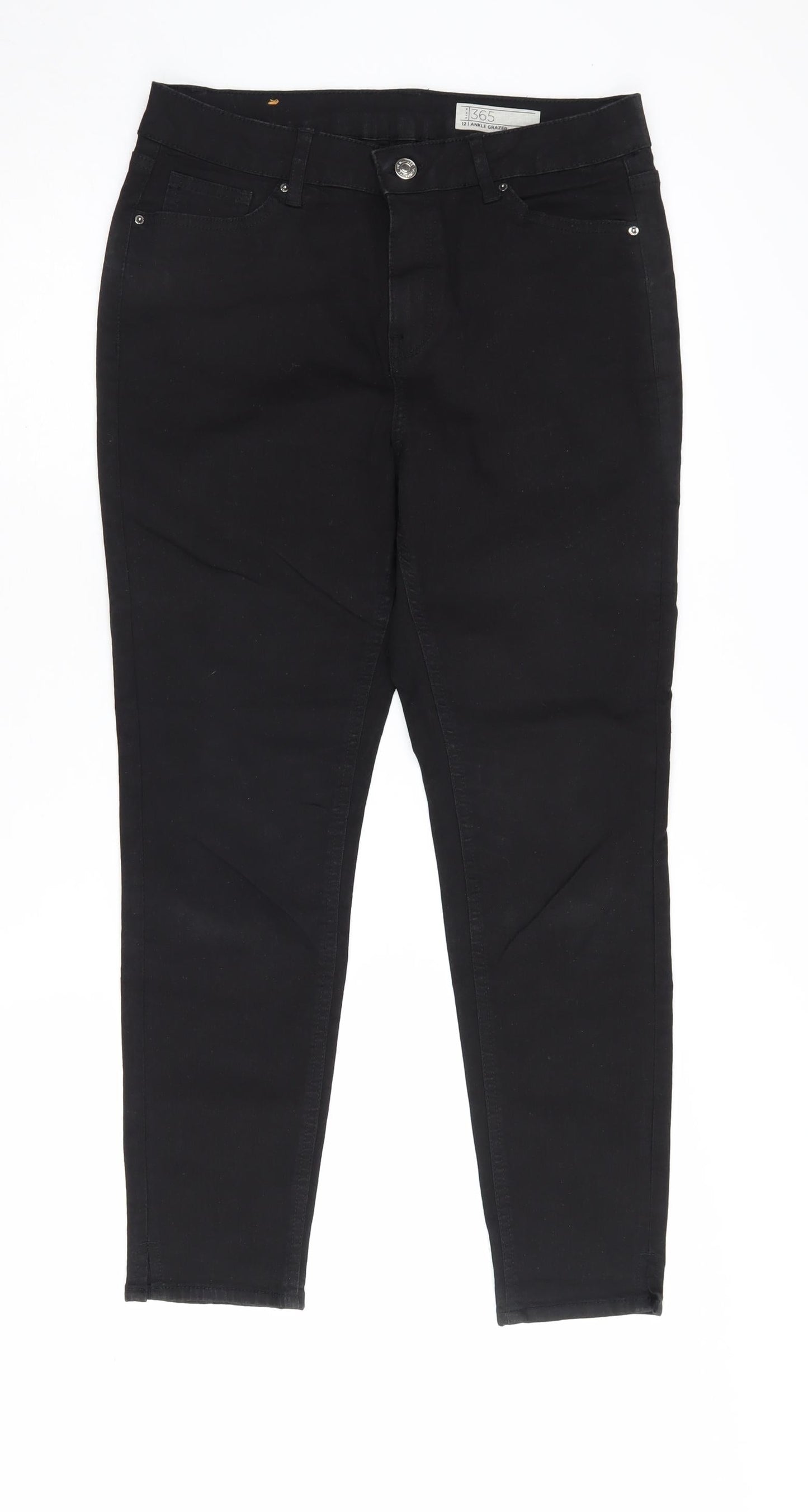 Women's Black Denim 365 Jeans, Size 12, Excellent Condition