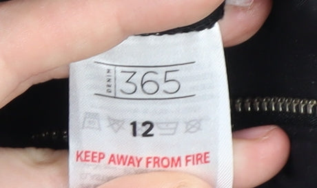 Women's Black Denim 365 Jeans, Size 12, Excellent Condition