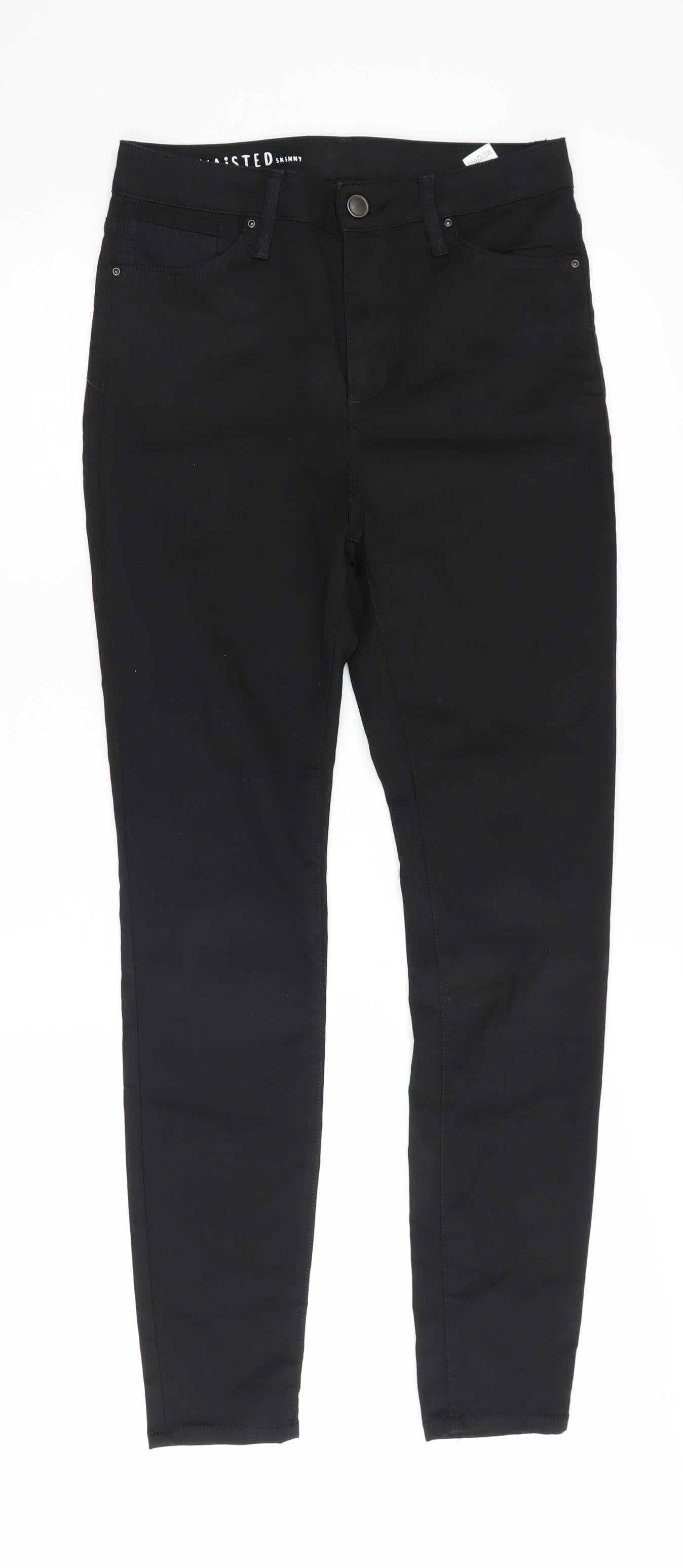Womens UK Size 10 Marks and Spencer Regular Fit Skinny Black Jeans