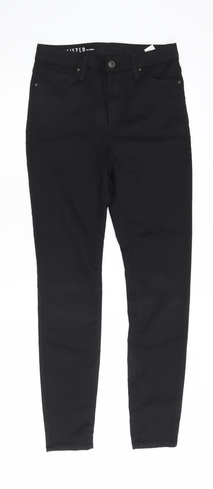 Womens UK Size 10 Marks and Spencer Regular Fit Skinny Black Jeans