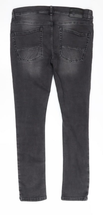 River Island Women's Black Skinny Jeans, Size 4, Stretch Denim