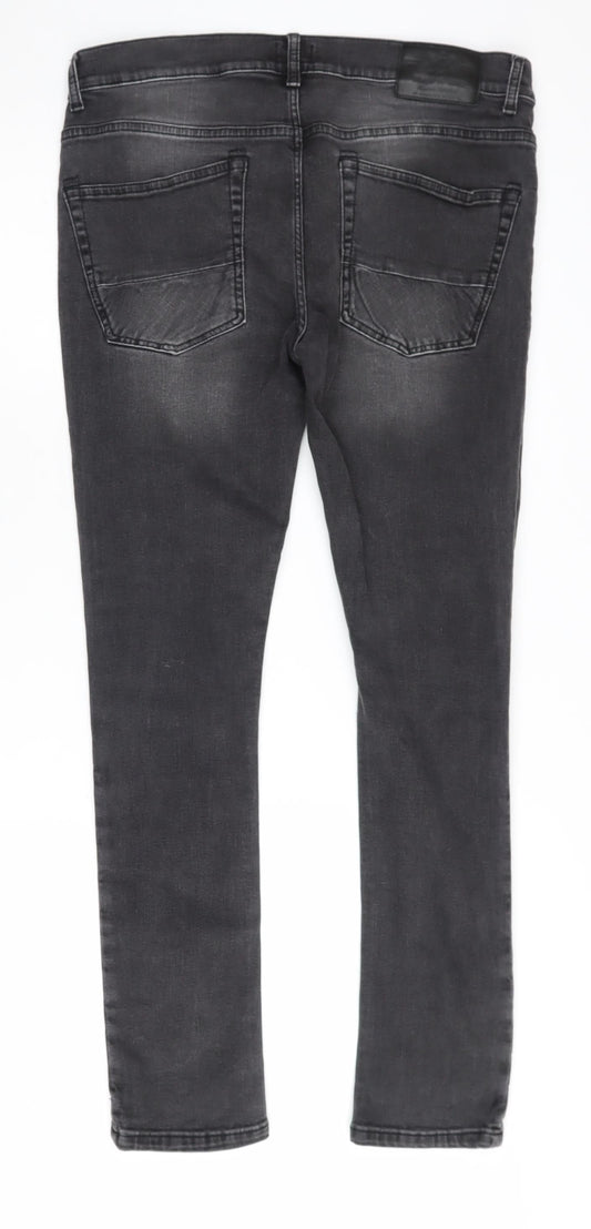 River Island Women's Black Skinny Jeans, Size 4, Stretch Denim