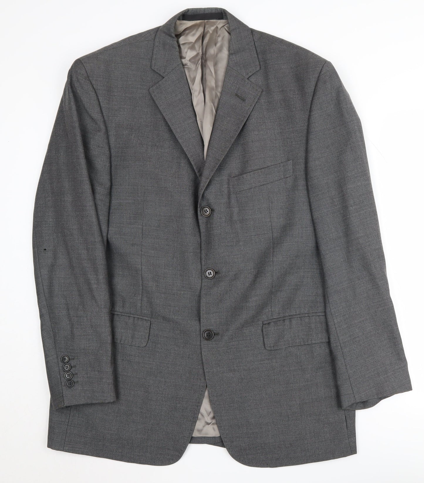 Mens UK Size 40 Marks and Spencer Regular Grey Suit Jacket